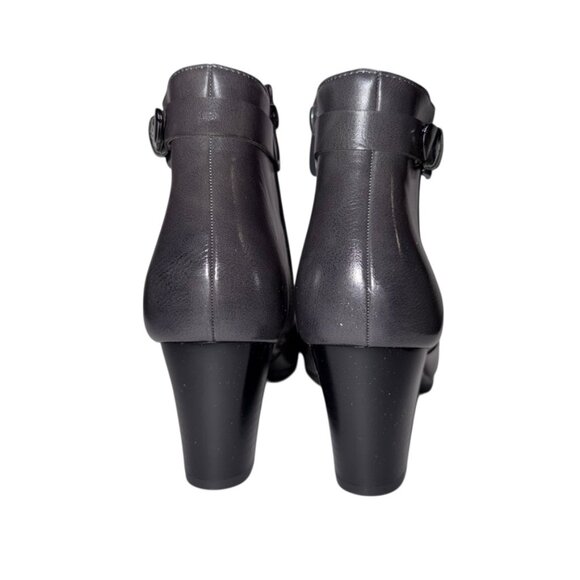 (25153) NEW Women's Patrizia by Spring Step "Brittani" Ankle Boots Size 8.5 Gray - Picture 3 of 7